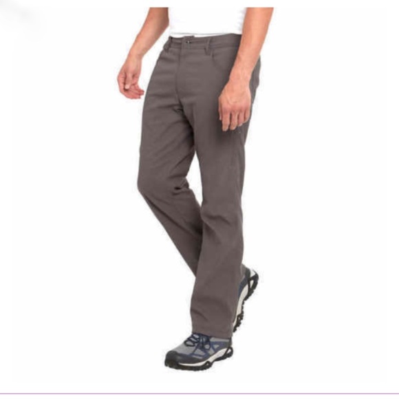eddie bauer men's fleece lined 2 way stretch tech pant
